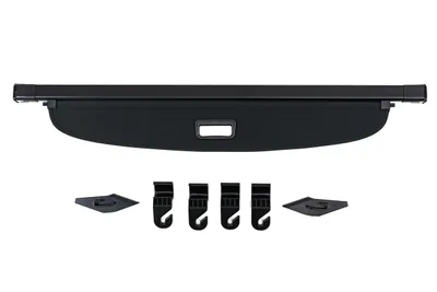 Produktbild von Herstmoto Kofferraumabdeckung Laderaumabdeckung mit Halterungen – Kofferraum Rollo Gepäckraumabdeckung für Toyota bZ4X EA10 2022+ 64910-42100-C0