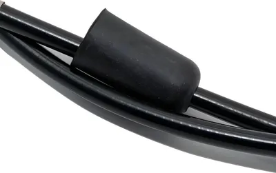 Produktbild von MZ Bowdenzug, Gas - schwarz - ETS125 / 1, 150 / 1, 250 - Flachlenker
