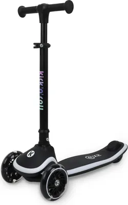 Produktbild von Kinder Roller X2 mit LED-Rädern, Deckbeleuchtung, verstellbarem Lenker, rutschfest, 58x26x80 cm, bis 50 kg für 3-8 Jahre