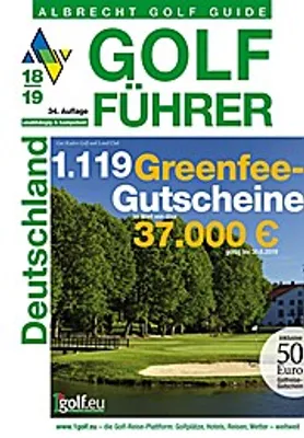 Produktbild von Albrecht Golf Führer Deutschland 18/19 inklusive Gutscheinbuch