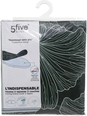 The product is shown in its retail packaging, hanging on a hook.