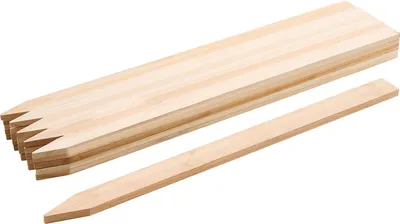 Obrázek produktu pro SucceBuy dřevěné kůly, 25 kusů 12,7x38,1x914,4 mm dřevěné kůly, dřevěné kůly se zaostřeným koncem, plotové kůly z jedlového dřeva, ideální pro ploty z bláta, ohraničení zahrad a vyznačení hranic pozemků