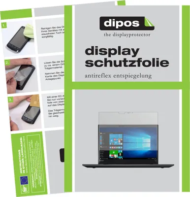 Produktbild von 2x Schutzfolie für Lenovo ThinkPad T570 matt Displayschutzfolie Folie Display Schutz dipos
