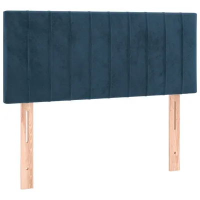 Imagen del producto de vidaXL Cabecero, azul oscuro, 100x5x78/88 cm, terciopelo