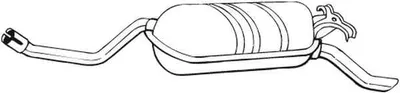 Produktbild von Bosal Endschalldämpfer  278-189