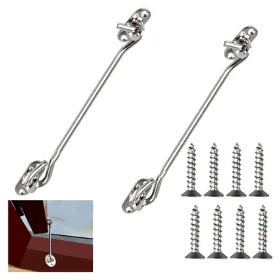 Produktbild von Sturmhaken mit Öse, 2 Stück aus Edelstahl