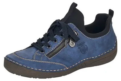 Produktbild von Rieker - Damenslipper - jeans/schwarz N32G060 (42/jeans/schwarz)