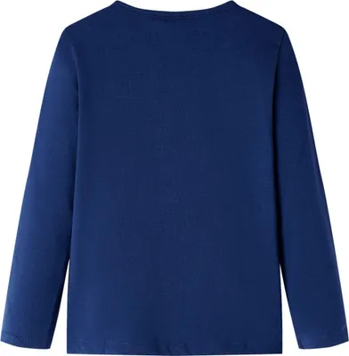 Immagine prodotto di Maglietta da Bambino a Maniche Lunghe Blu Marino 116