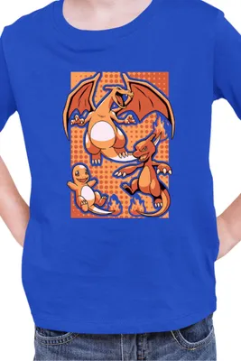 Zdjęcie produktu dla Koszulka Dziecięca Japan Manga Anime Comics Pokemon 020, / Niebieski