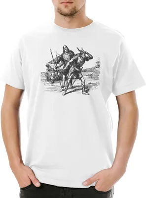 Produktbild von Urban Backwoods Norsemen I, Herren T-Shirt, Farbe: Weiß, Größe: 4XL