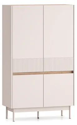 Immagine prodotto di Credenza Dunea Kommode 92x40x156cm Cashmere Eiche Cremona Torro 4-türig