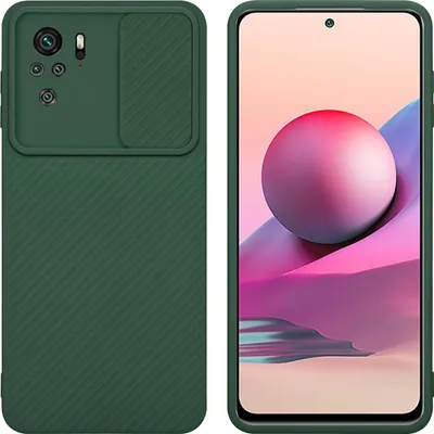 Produktbild von Cadorabo Hülle für Xiaomi RedMi NOTE 10 4G / RedMi NOTE 10S Schutz Hülle in Grün Handyhülle TPU Etui Case Cover