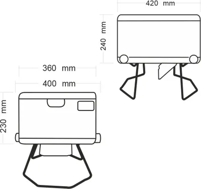 Produktbild von LooSeal® EVO mobile Verschweiß-Toilette Silber
