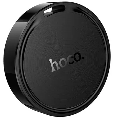 Image de Hoco E96A Mini traceur GPS pour voiture, noir, compatible avec le réseau Google Find My Device à partir d'Android 9, localisation en temps réel, protection contre le vol, traceur de véhicule