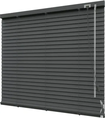 Produktbild von SOLUNA DIM-OUT Alu-Jalousie schiefer 190x170 cm, mit 20% mehr Lamellen zur besseren Verdunkelung
