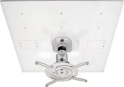 Produktbild von Amer Mounts AMRDCP100KIT, Zimmerdecke, 13,61 kg, Weiß, 360°, 0 - 180°, 609,6 mm