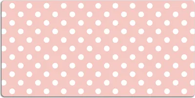 Produktbild von Schreibtischmatte Tischunterlage 90x45 cm Mauspad - Weiße Punkte