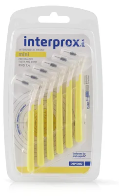 Productafbeelding van Interprox Plus ragers mini geel (6 stuks)