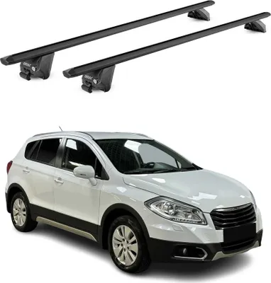 Produktbild von Dachträger Grundtäger für Suzuki SX4 S-Cross mk2 2013-2021 100kg Alu Schwarz ABE