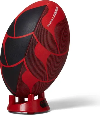 Produktbild von Canterbury Rugbyball Thrillseeker rot schwarz Größe 4 langlebig Grip