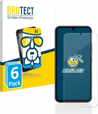 Produktbild von 6x BROTECT Schutzglas für Samsung Galaxy A34 5G Schutzfolie Panzer Folie Glas Display Schutz klar