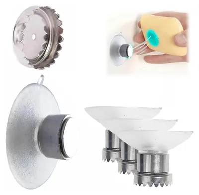 Produktbild von 3-teiliges magnetisches Seifenspender-Set, Seifenspender, Seifenmagnet, magnetische Seifenschalen, bohrfreier Magnet, Edelstahl-Seifenspender für Küche und Bad