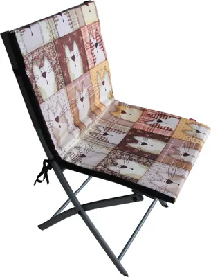 Image de Coussin imperméable pour chaise de jardin TIP avec dossier 80x40x2,5 cm Pexeso Beige