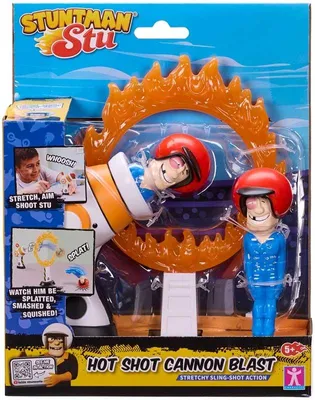 Image de Chillfactor - Jouet de cascade « Stuntman Stu Hot Shot Cannon » - Kit de lancement