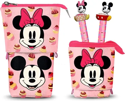 Produktbild von Minnie Pop Up Federmäppchen mit 2 löschbaren Gelstiften