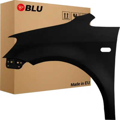 Image de BLU Aile Compatible avec VW Volkswagen Caddy III 3 2K LIFT LC9Z Gauche Schawrz BlackMagic | 2010-2015 | Avant | Peint| Prêt à Monter | Acier