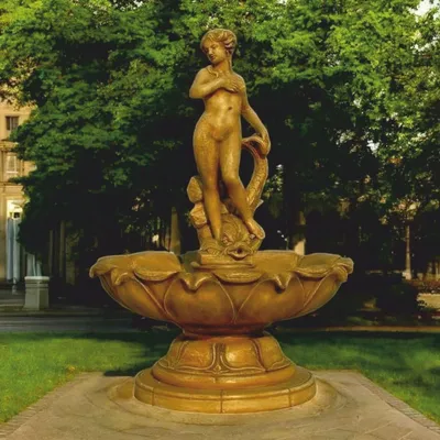 Obrázok produktu pre Casa Padrino Barokná fontána Antique Beige Ø 145 x V. 210 cm - Nádherná záhradná fontána