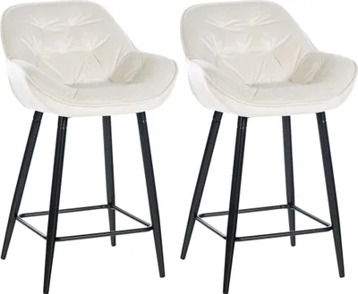 Immagine prodotto di set di 2 sgabelli da bar moderni - Tavolette da cucina - Elevato comfort di seduta