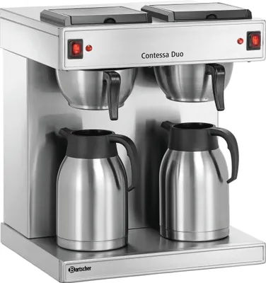 Produktbild von Bartscher Contessa Duo Doppel-Kaffeemaschine inkl. 2 Kannen 2l