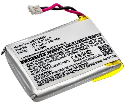 Image de subtel 1x Batterie pour Montre connectée et bracelet de fitness Compatible avec Garmin Forerunner 620, 361-00076-00 - (250mAh, 3.7V)