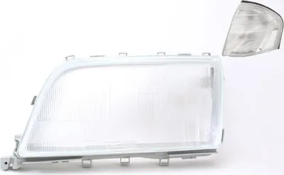 Produktbild von Scheinwerferglas passend für Mercedes W202 C-Klasse 03/93-08/96 Links m. Blinker 2028200966 2028201766 A2028200966 A2028201766 2028260943 20282 Johns