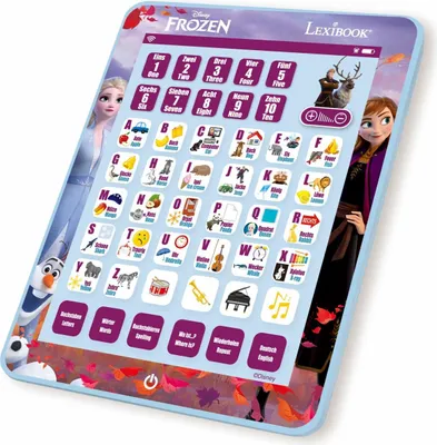 Produktbild von Disney Die Eiskönigin Bilinguales Lerntablett mit Alphabet Elsa Anna