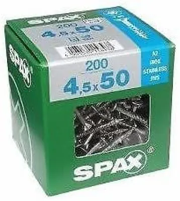Zdjęcie produktu dla SPAX 4197000450506, Śruba, Stal nierdzewna, Drewno, Płaska głowa, Torx, Stal nierdzewna