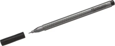 Produktbild von FABER-CASTELL Finepen Grip 0.4 schwarz 10Stk.