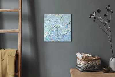 Produktbild von Coloray Hodiny Unikátní 30x30 cm  Tiché hodiny Pro obývací pokoj a kuchyň Nástěnné hodiny Plátno Bílé ručičky hodin - Pastel
