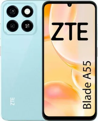 Produktbild von ZTE Blade A55, 17,1 cm (6.75"), 4 GB, 128 GB, 13 MP, Android 14, Blau