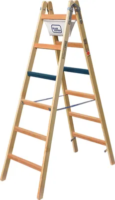 Produktbild von Iller Breitsprossen Stehleiter Professional ERGO 2x3 Sprossen