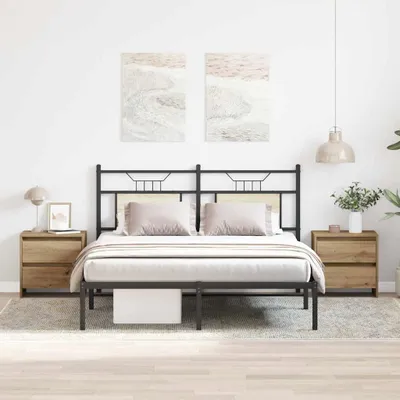 Zdjęcie produktu dla vidaXL Szafka nocna, 2 szt., imitacja dębu Artisan, 45 x 34 x 44,5 cm, płyta wiórowa
