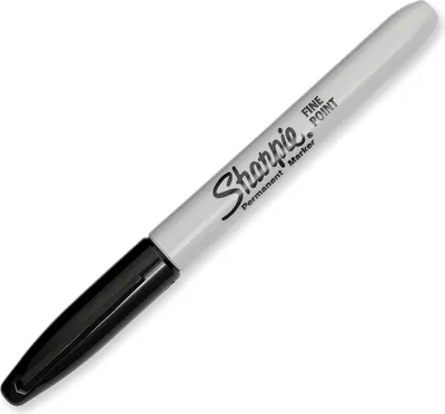 Produktbild von Sharpie - Marker - permanent - Schwarz - farbstoffbasierte Tinte - 0.9 mm, 1 Stift