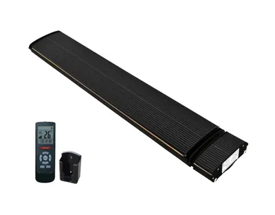 Produktbild von Infrarot-Terrassenstrahler schwarz Heizung regelbar mit 1800 - 2400Watt - 2400 Watt