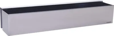 Produktbild von VIVANNO Balkonkasten Edelstahl BINOX Kasten, Edelstahl gebürstet gebürstet - 100x22x17 cm