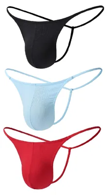 Immagine prodotto di 3 paia di slip per uomo in cotone