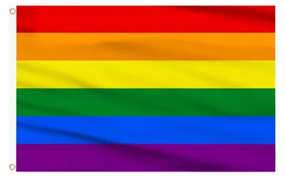 Produktbild von Große Regenbogenflagge für Pride, 150x90 cm