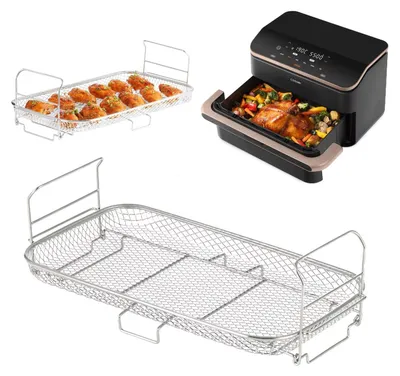 Zdjęcie produktu dla Cosori CAF-TF101S-DRREU, Siatka, Cosori, Cosori TwinFry, Stal nierdzewna, Stal nierdzewna, 368 mm