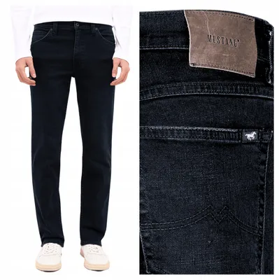Produktbild von Mustang | Tramper Straight Herrenjeans aus blauem Denim, Größe W32 L32