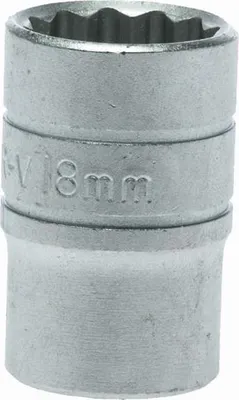Zdjęcie produktu dla Nasadka dwunastokątna metryczna 1/2" TengTools 18 mm